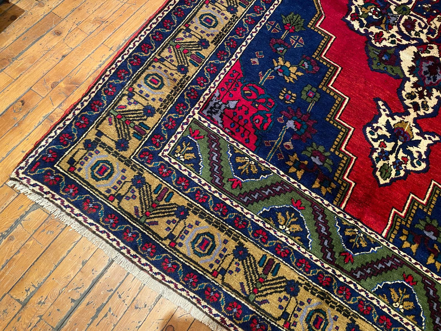 Handmade Cappadocia Turkish Rug - Authentic Vintage Area Rug 5'10"x9'10" (180x300cm)