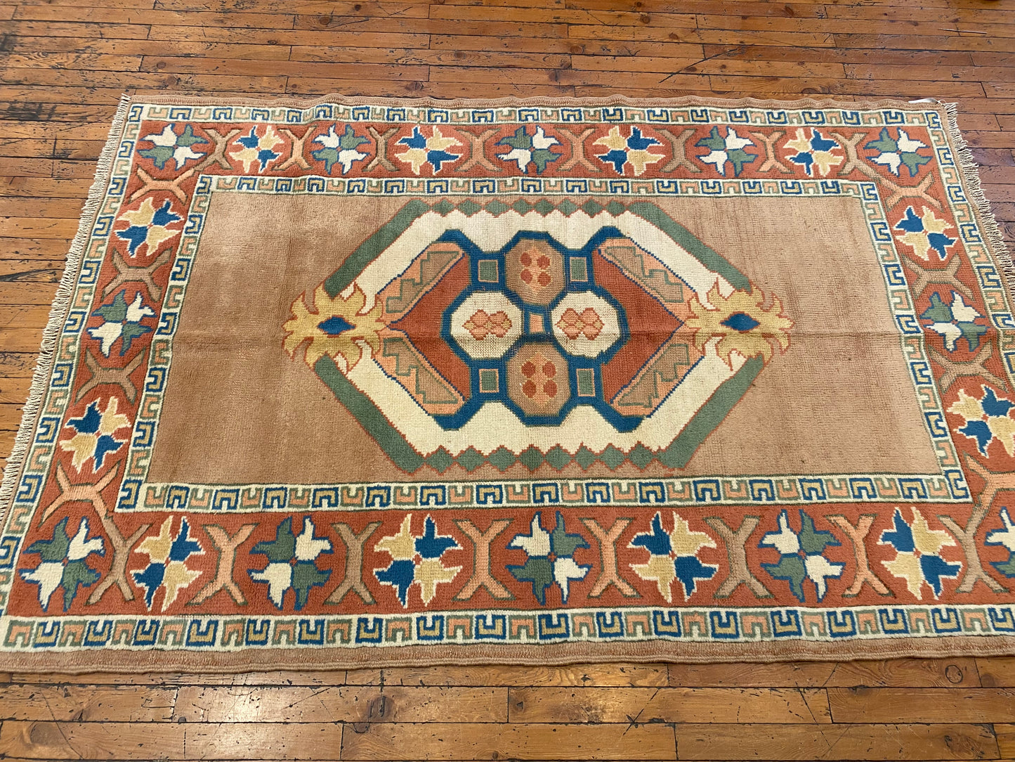 Natural Cappadocia Traditional Handwoven Rug 4x6ft