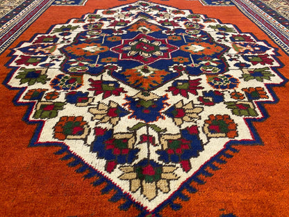 Vintage Cappadocia Turkish Rug - Handmade Wool Rug 5'7"x10' (170x305cm)
