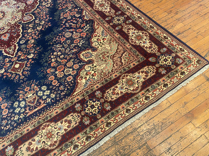 Medallion Saloon Area Rug 6x12 ft - Handwoven Turkish Kilim Runner