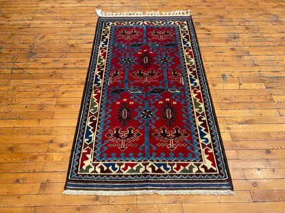 Anatolian Turkish Handmade Rug 2’8”x4’9” Cappadocia Rug Collection