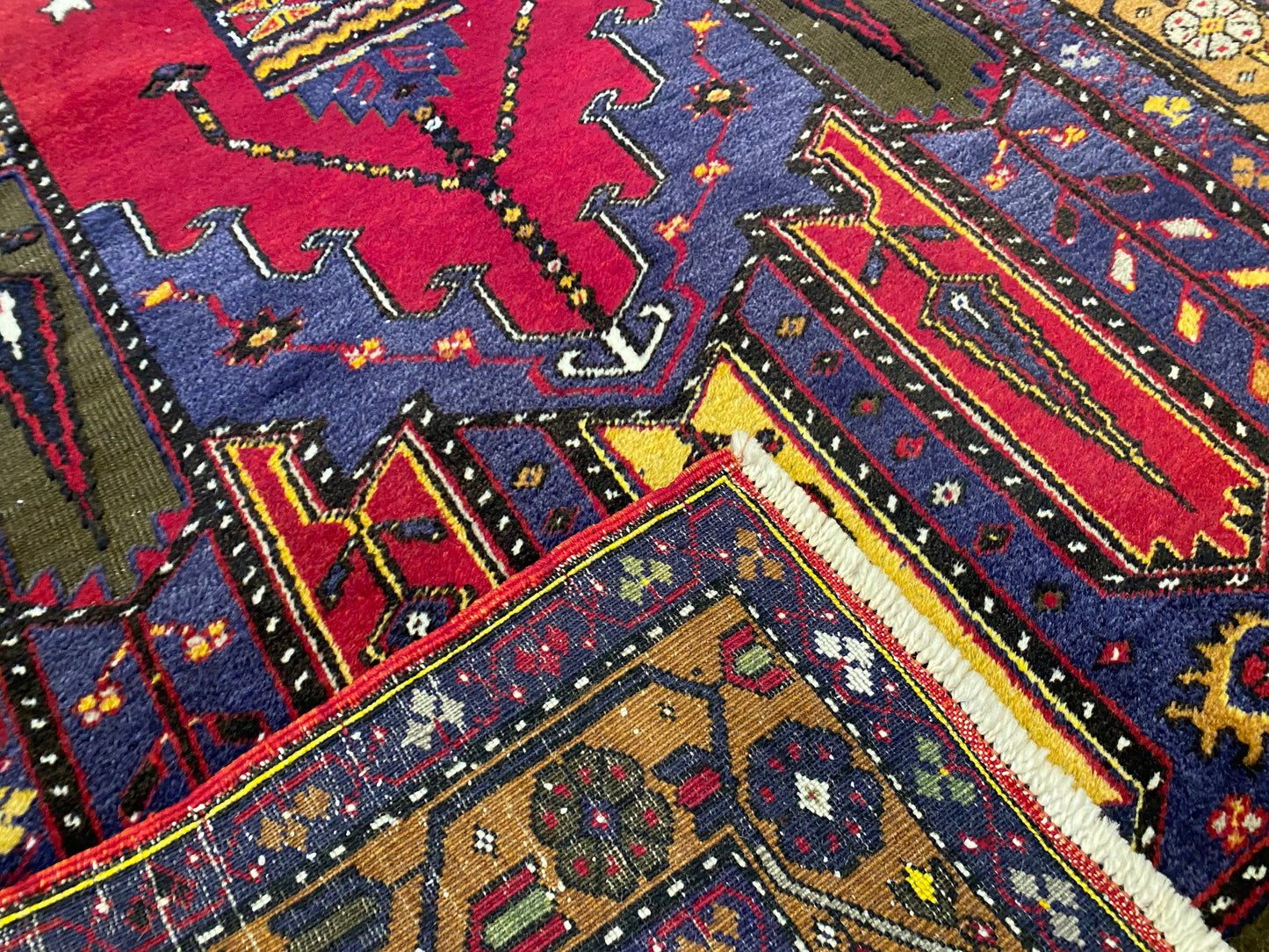 Traditional Handmade Turkish Cappadocia Prayer Rug 4x7ft