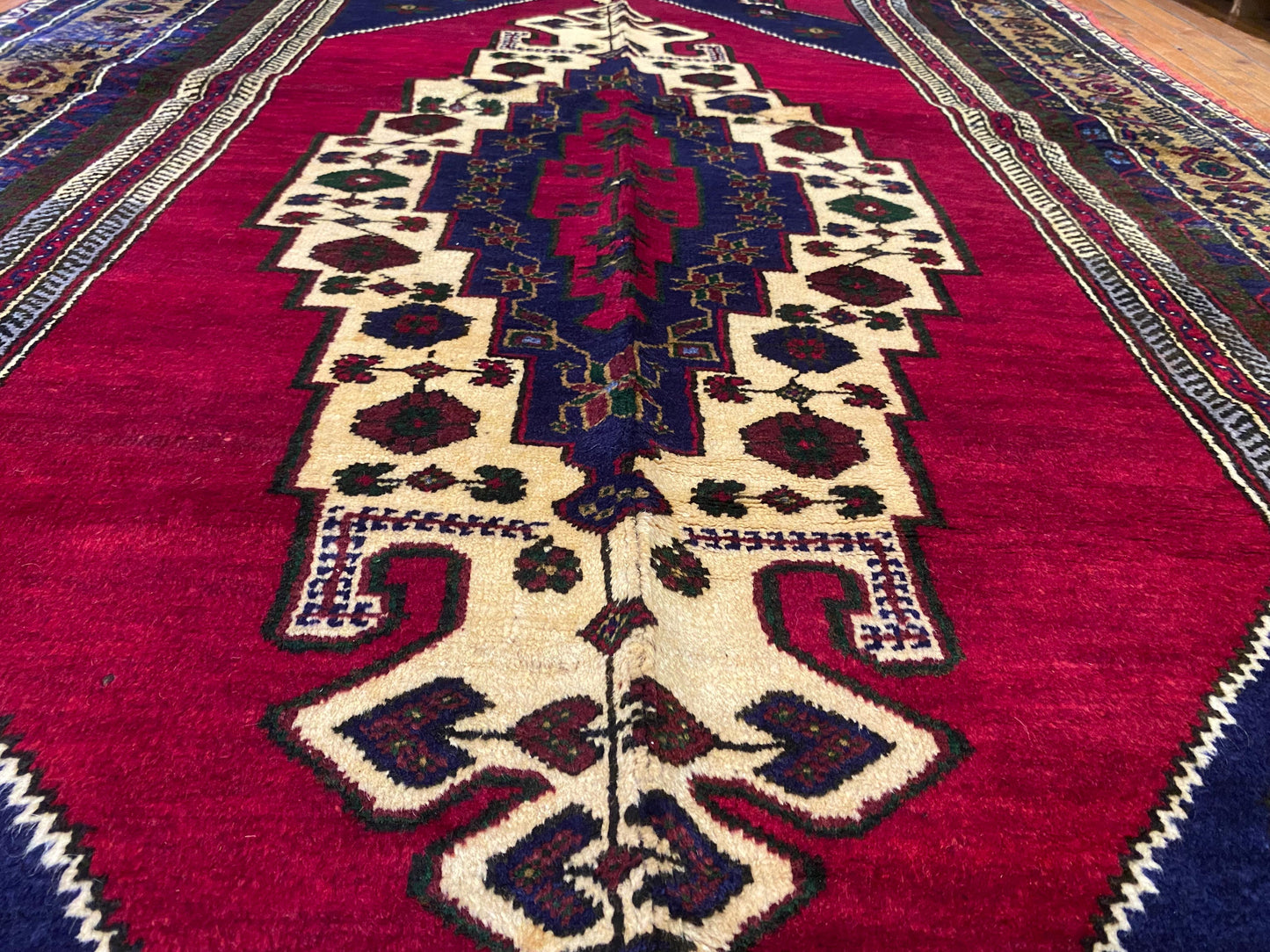 Vintage Turkish Cappadocia Carpet 5'3x9'5 - Handwoven Wool Area Rug