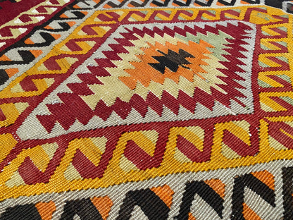 Antique Nomad Area Handmade Kilim Rug Cappadocia Rug Collection