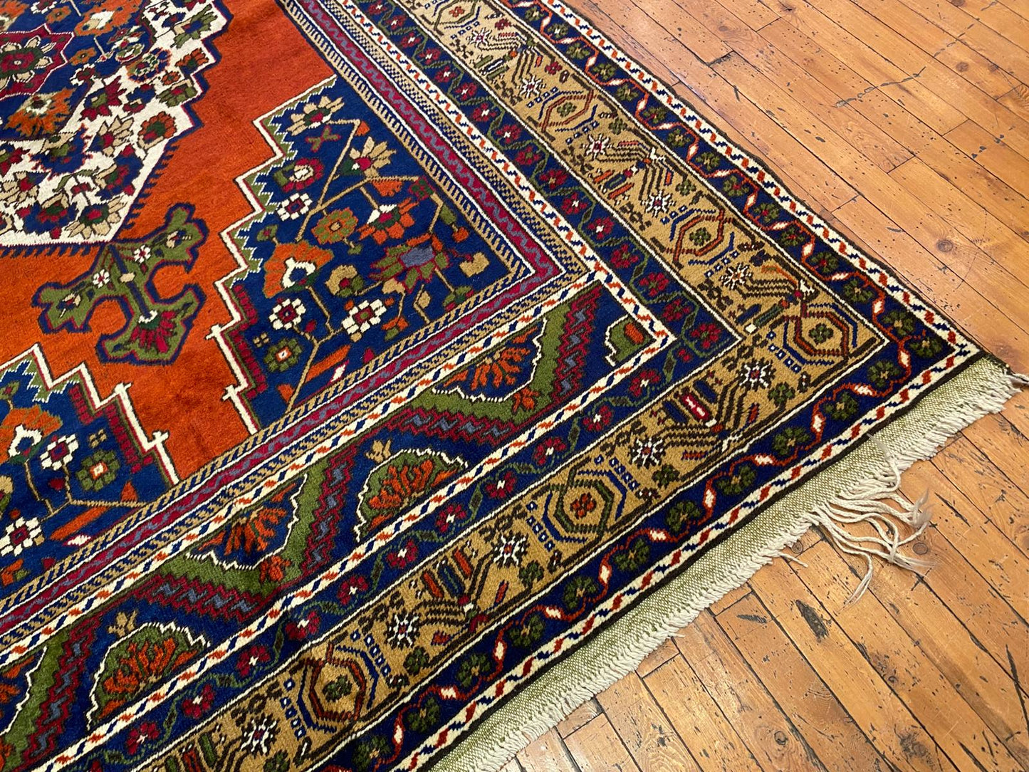 Vintage Cappadocia Turkish Rug - Handmade Wool Rug 5'7"x10' (170x305cm)