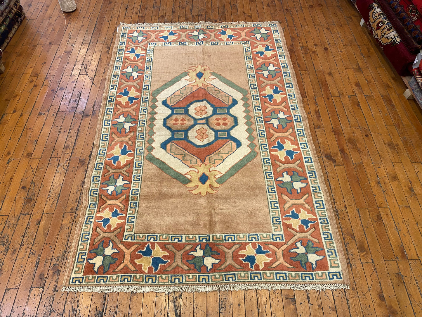 Natural Cappadocia Traditional Handwoven Rug 4x6ft