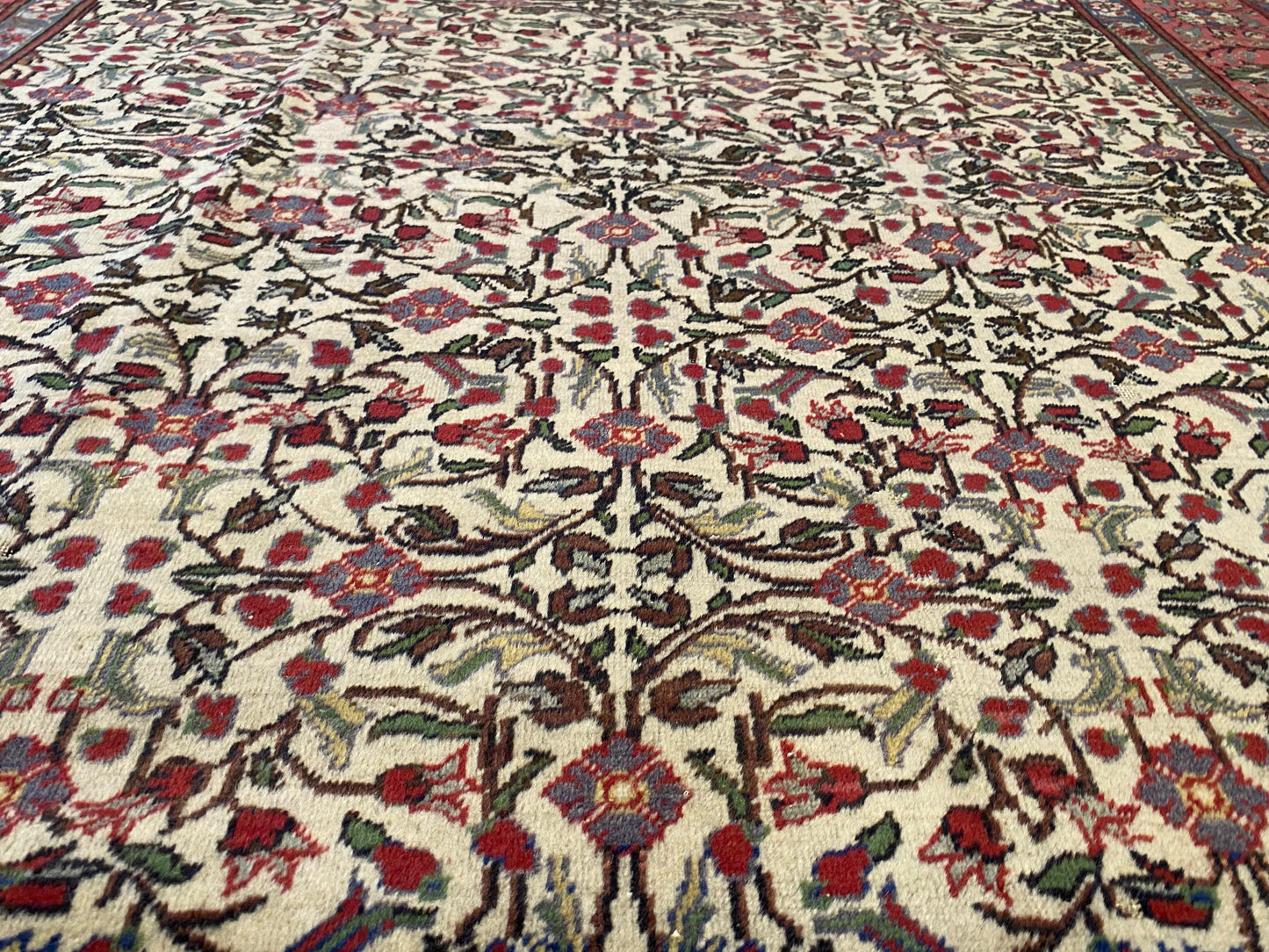 Handwoven Turkish Area Rug 6'5"x9'8" - Premium Vintage Carpet 200x300cm