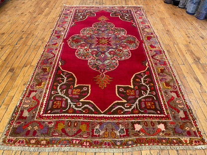 Anatolian Red Turkish Rug Cappadocia Rug Collection