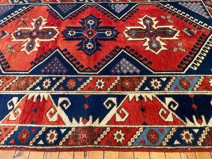 Vintage Dösemealtı Handmade Turkish Rug – Traditional Anatolian Wool Carpet 4x6ft