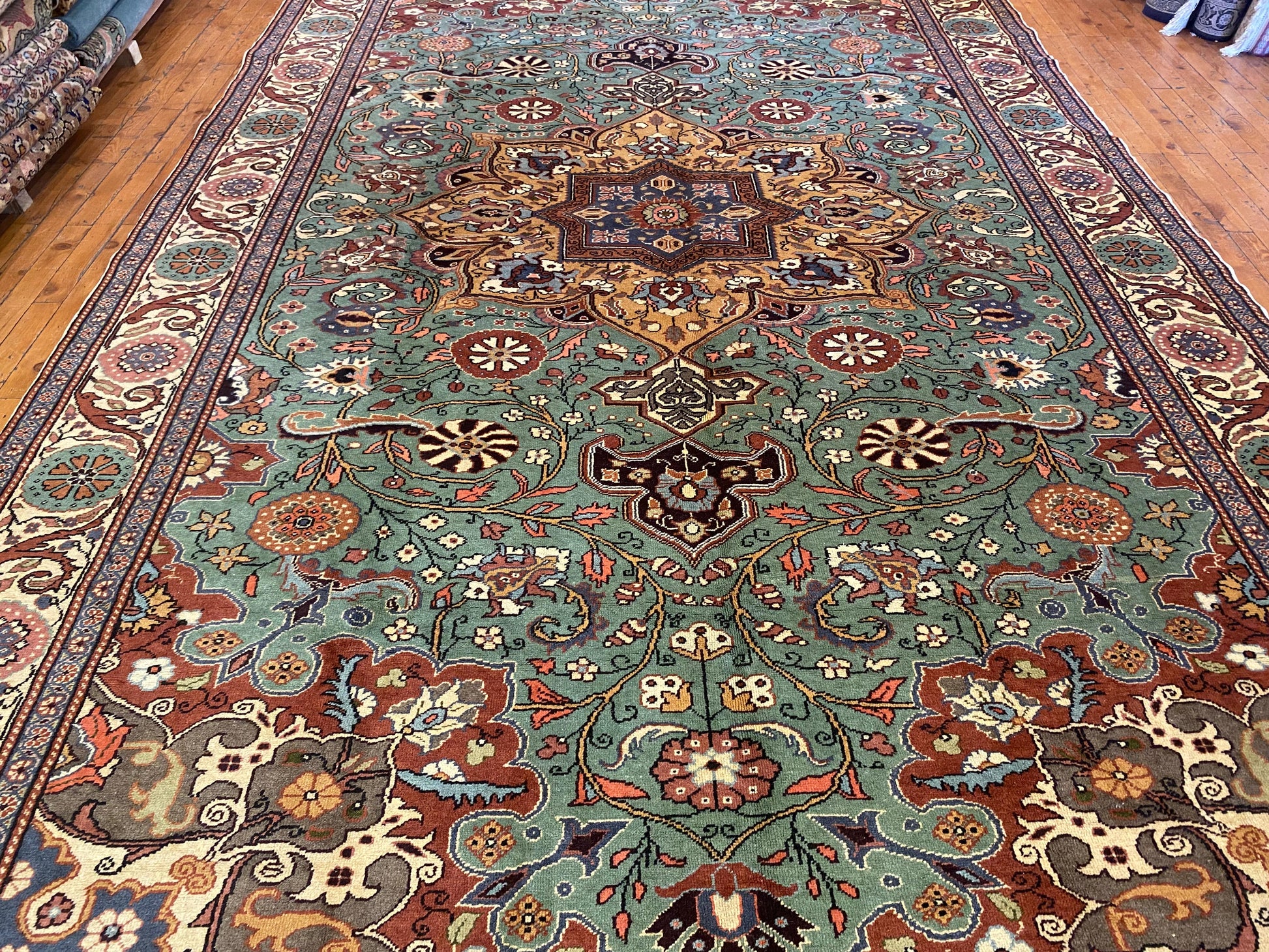 Cappadocia Medallion Area Handmade Carpet Cappadocia Rug Collection