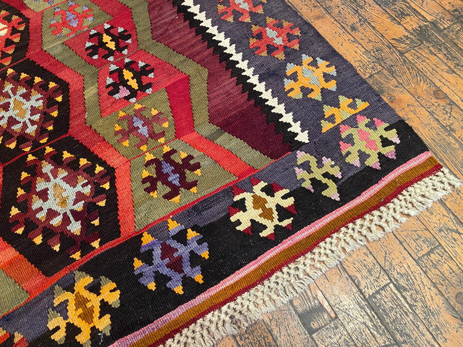 Tribal Area Handmade Turkish Kilim ,Wall Hanging Kilim Cappadocia Rug Collection