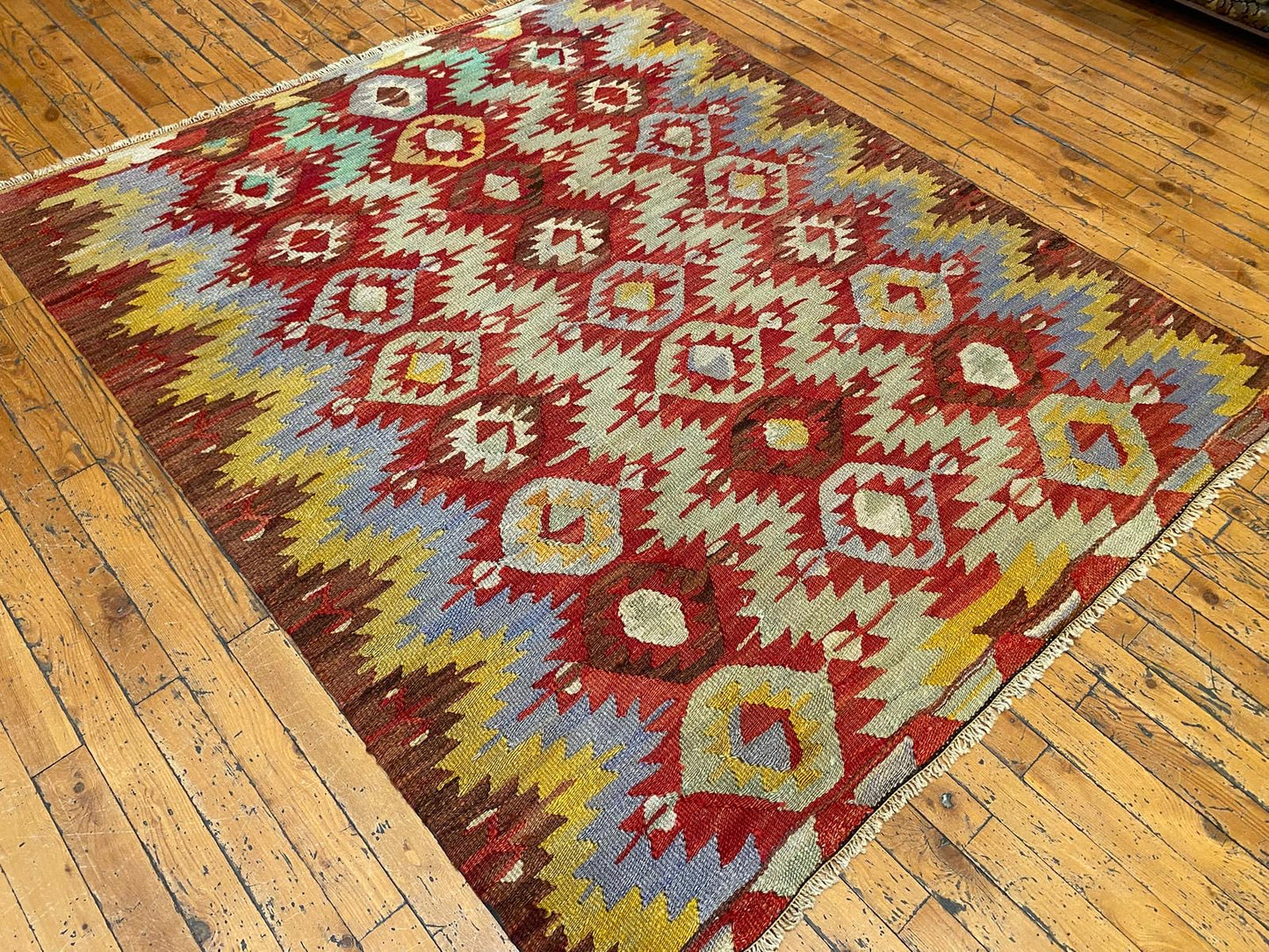 Antique Turkish Area Kilim Cappadocia Rug Collection