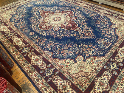 Medallion Saloon Area Rug 6x12 ft - Handwoven Turkish Kilim Runner