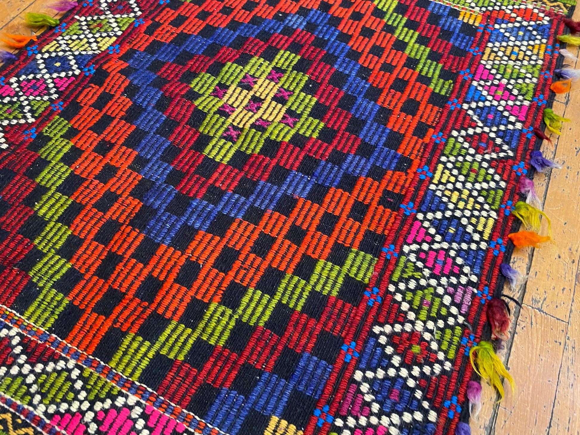 Small Anatolian Turkish Cicim kilim 2”x4” Cappadocia Rug Collection