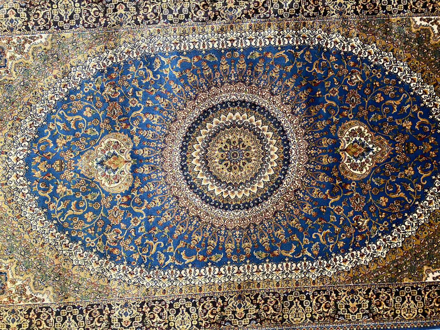 Medallion Traditional Turkish Silk Rug 3x5 ft - Hereke Quality Cappadocia Rug Collection