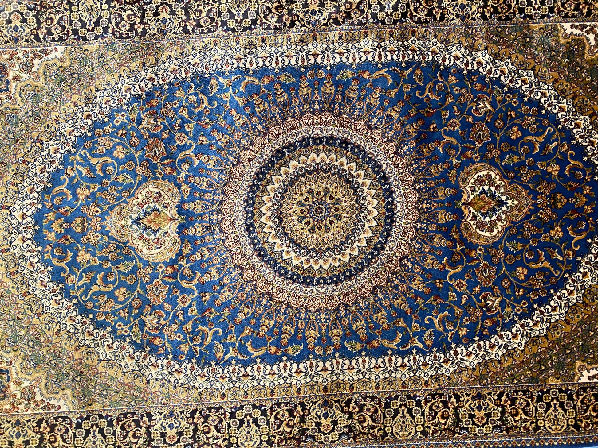 Medallion Traditional Turkish Silk Rug 3x5 ft - Hereke Quality Cappadocia Rug Collection