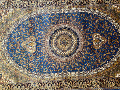 Medallion Traditional Turkish Silk Rug 3x5 ft - Hereke Quality Cappadocia Rug Collection