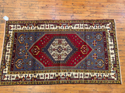 Authentic Anatolian Rug – Handwoven Turkish Wool Carpet with Vintage Tribal Patterns – Boho Decor Area Rug