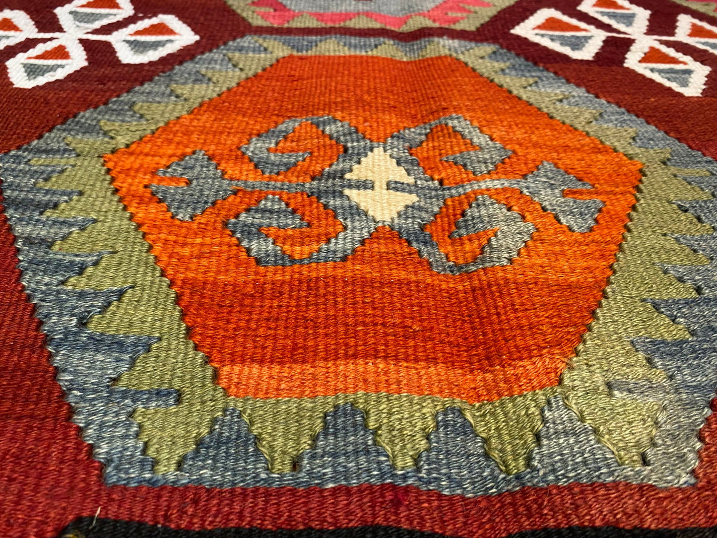 Anatolian Large Kilim Rug Cappadocia Rug Collection