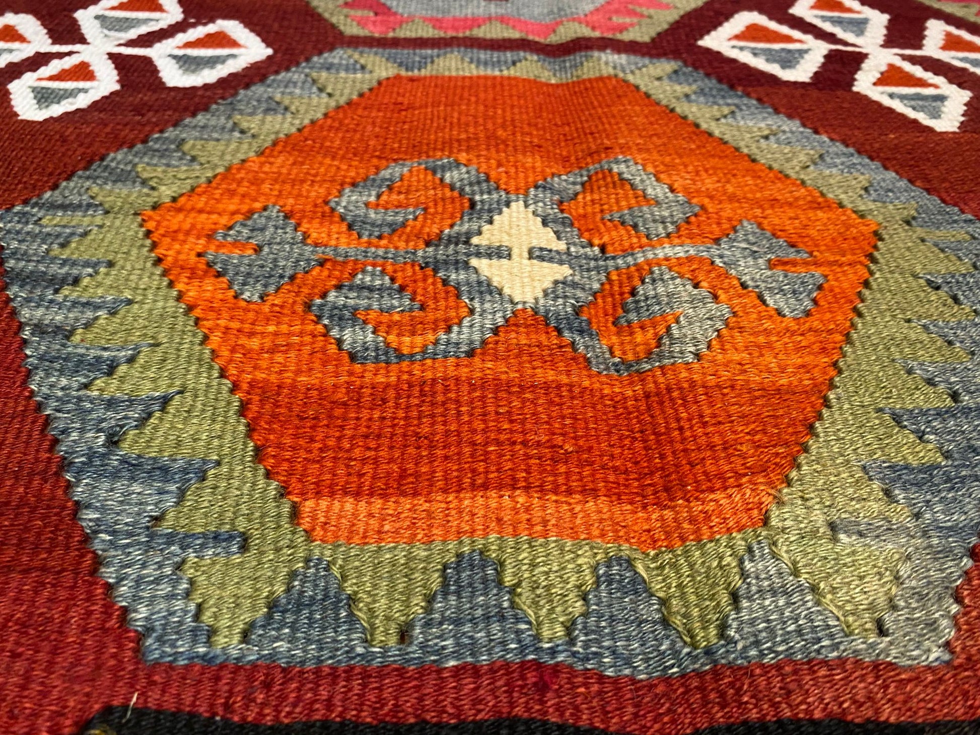 Anatolian Large Kilim Rug Cappadocia Rug Collection