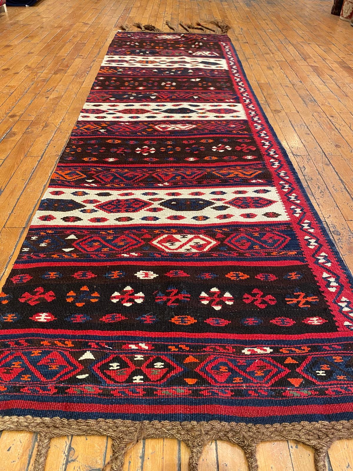 Anatolian Kilim Runner Rug Cappadocia Rug Collection
