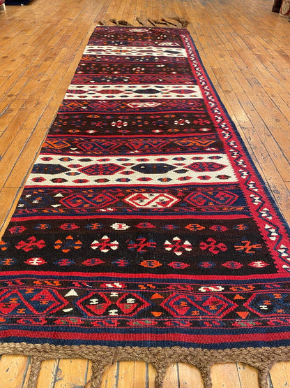 Anatolian Kilim Runner Rug Cappadocia Rug Collection