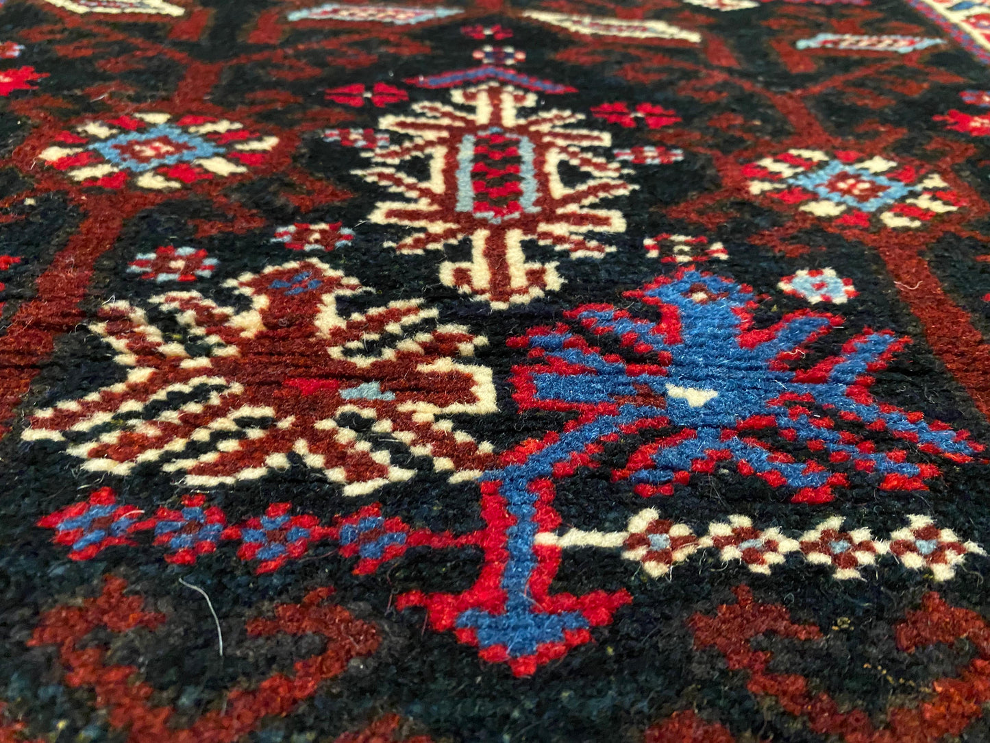 Small Bergama Handmade Carpet Cappadocia Rug Collection