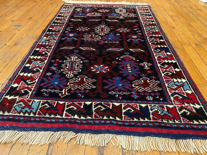 Small Bergama Handmade Carpet Cappadocia Rug Collection