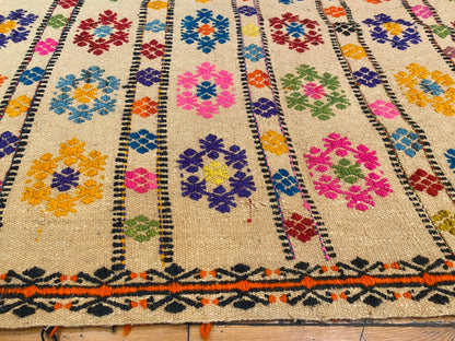 Turkish Handmade Cicim 3”x4” Cappadocia Rug Collection