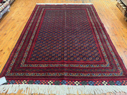 Extraordinary Soft Natural Red Handmade Carpet 5x6ft Cappadocia Rug Collection