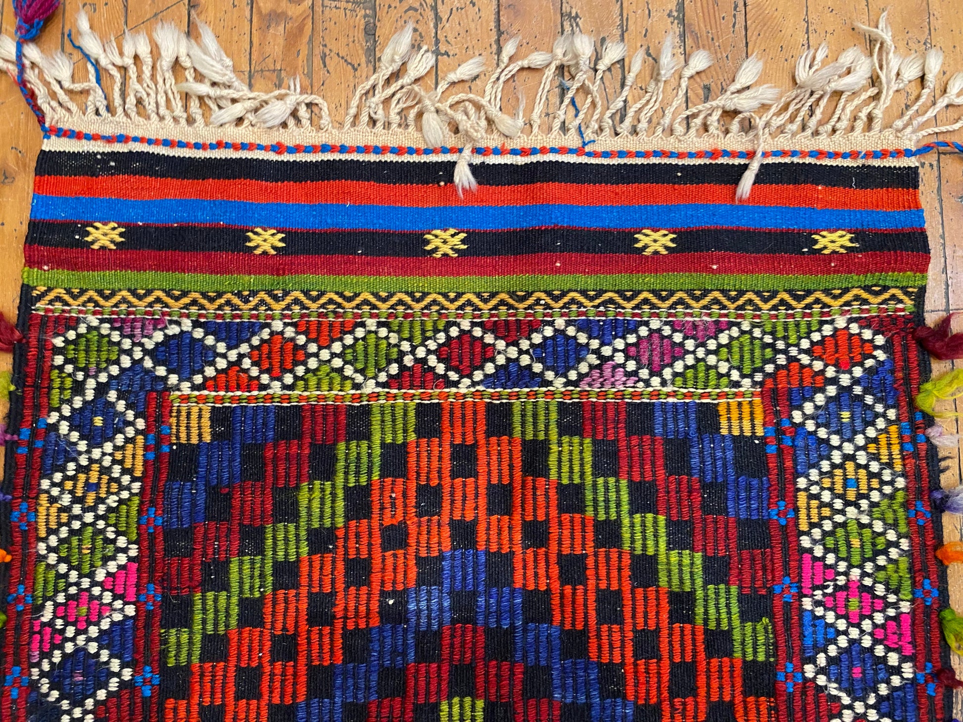 Small Anatolian Turkish Cicim kilim 2”x4” Cappadocia Rug Collection
