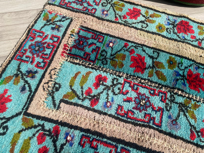 Colorful Turkish Patchwork Rug Cappadocia Rug Collection