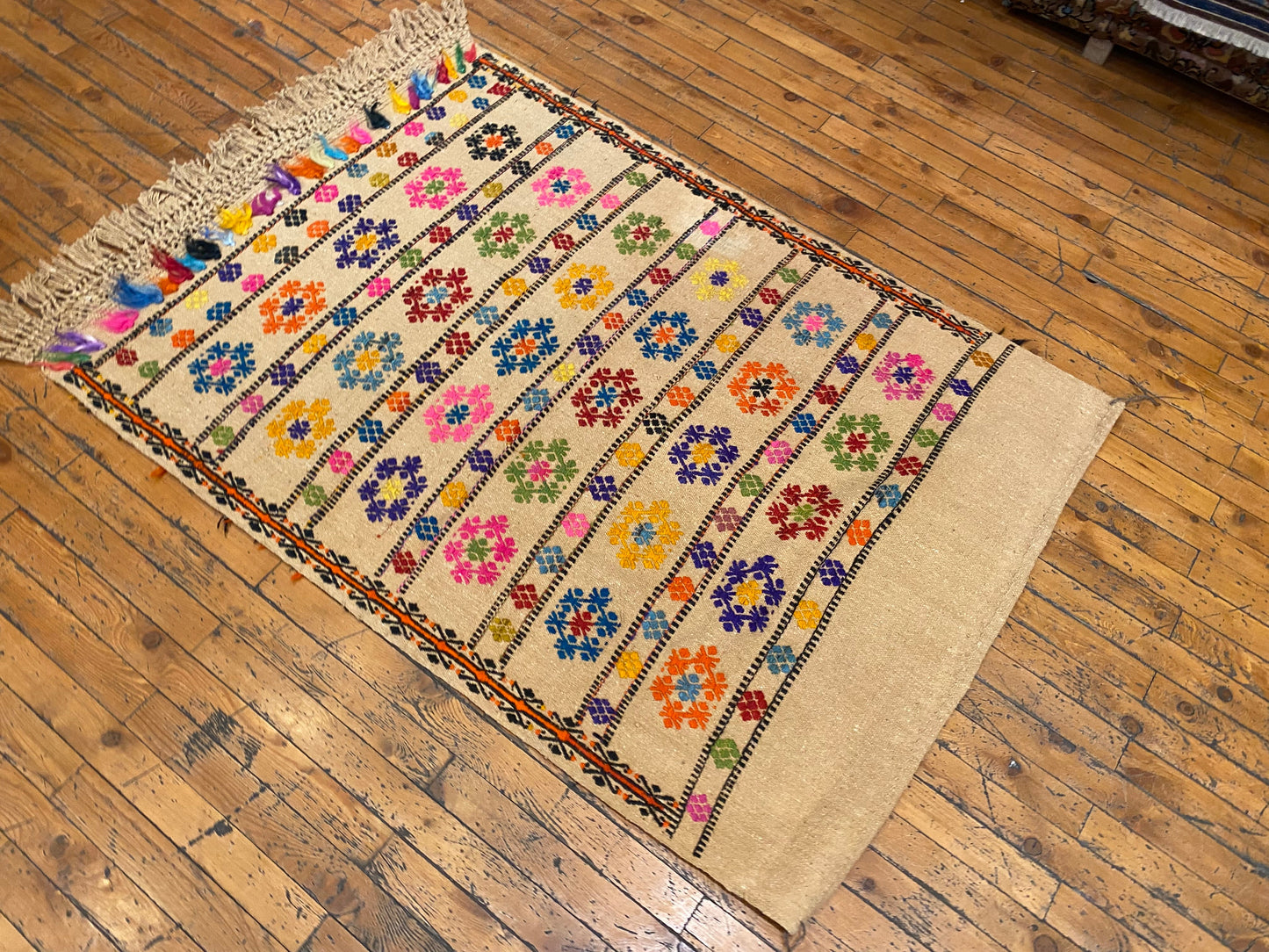 Turkish Handmade Cicim 3”x4” Cappadocia Rug Collection