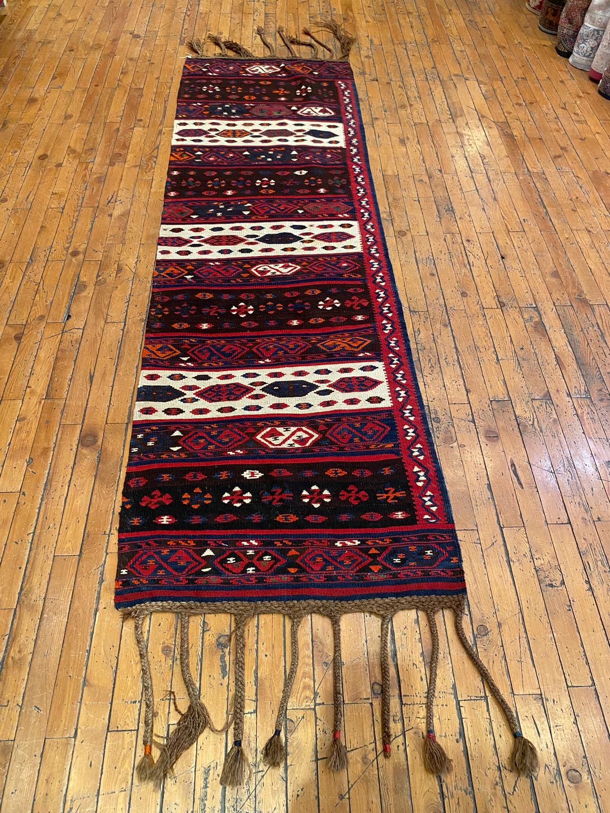Anatolian Kilim Runner Rug Cappadocia Rug Collection