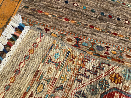 Authentic Anatolian Runner – Handmade Wool Rug with Tribal Patterns 2x7ft