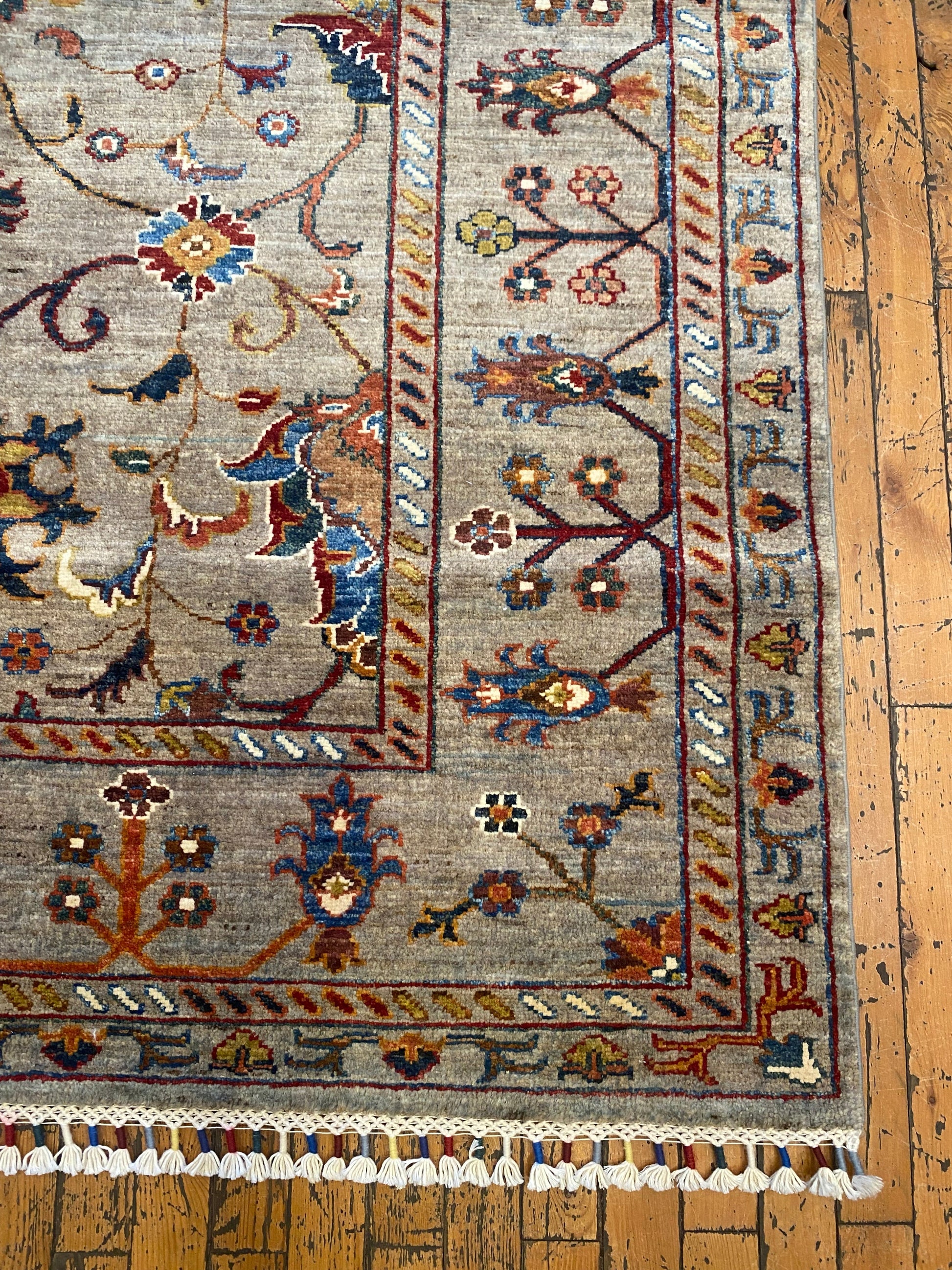 Floral Area Handmade Rug 4x6 ft - Premium Carpet Cappadocia Rug Collection