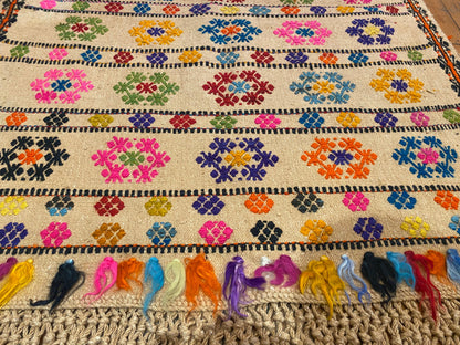 Turkish Handmade Cicim 3”x4” Cappadocia Rug Collection