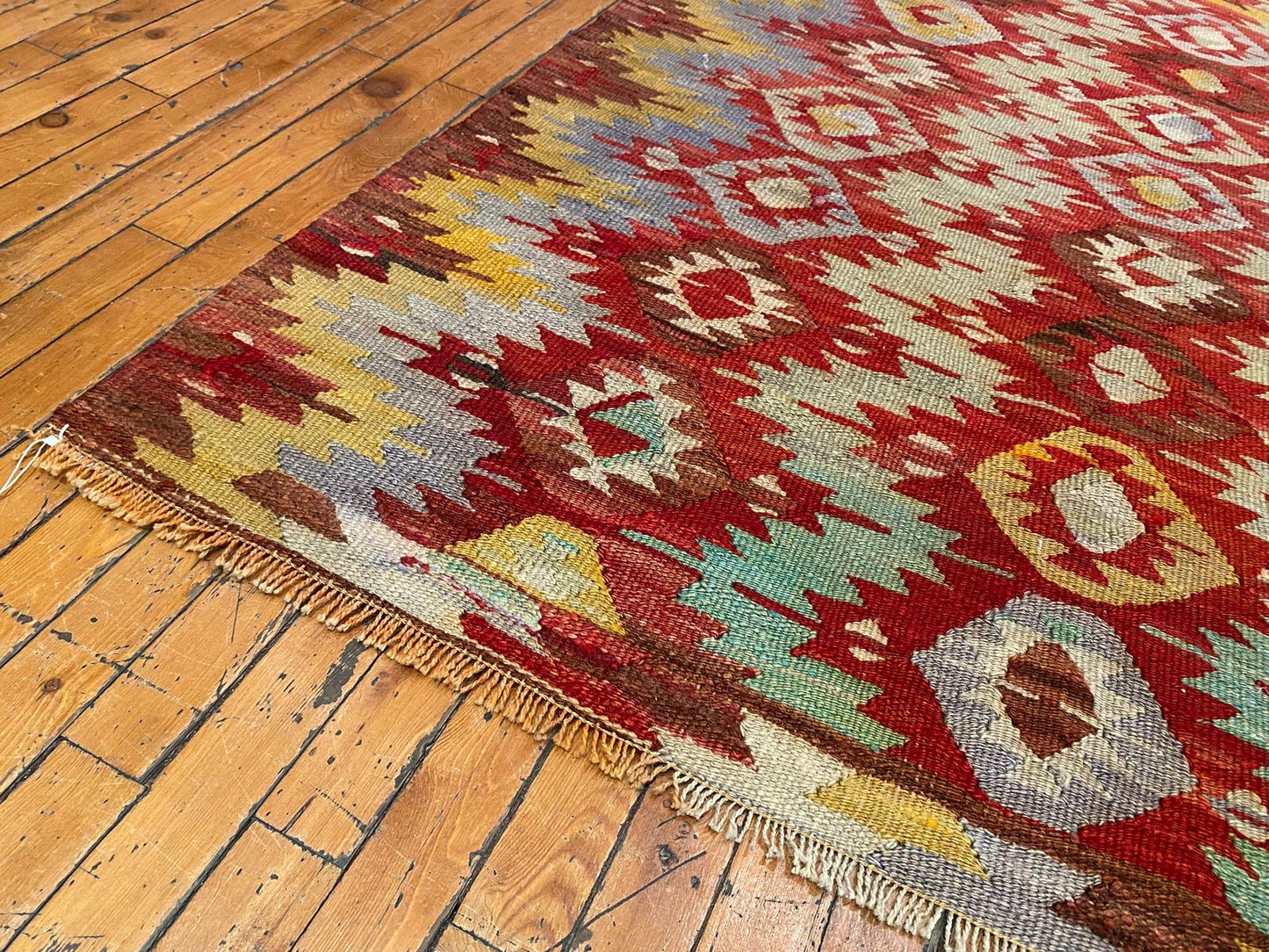 Antique Turkish Area Kilim Cappadocia Rug Collection