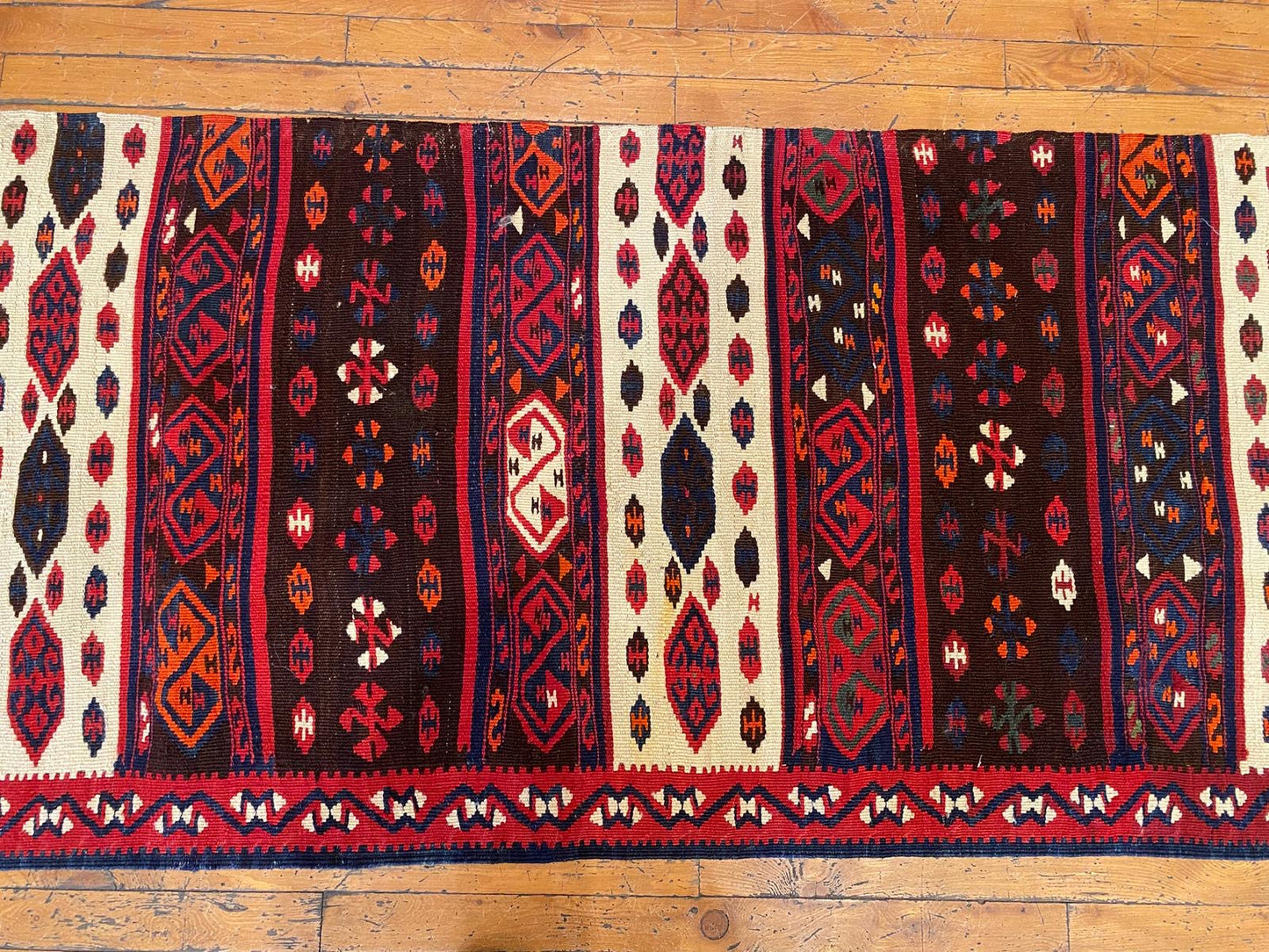 Anatolian Kilim Runner Rug Cappadocia Rug Collection