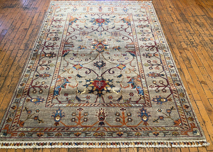 Floral Area Handmade Rug 4x6 ft - Premium Carpet Cappadocia Rug Collection