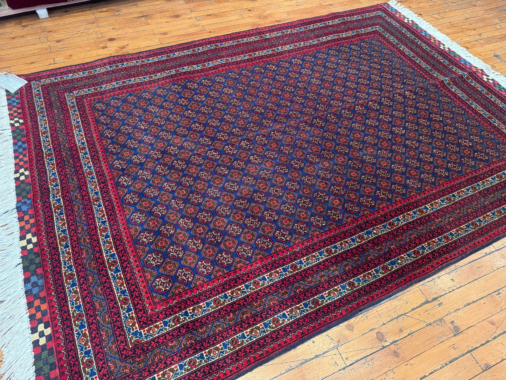Extraordinary Soft Natural Red Handmade Carpet 5x6ft Cappadocia Rug Collection