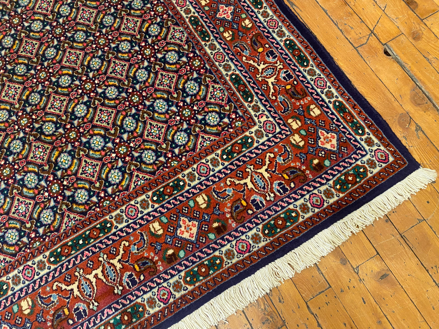 Hereke Square Rug 4x4 ft - Handwoven Turkish Carpet Premium Quality Cappadocia Rug Collection