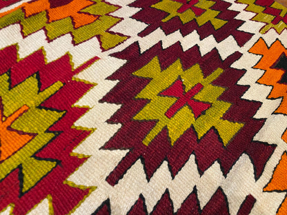 Colorful Wool Turkish Anatolian Kilim 3”x4” Cappadocia Rug Collection