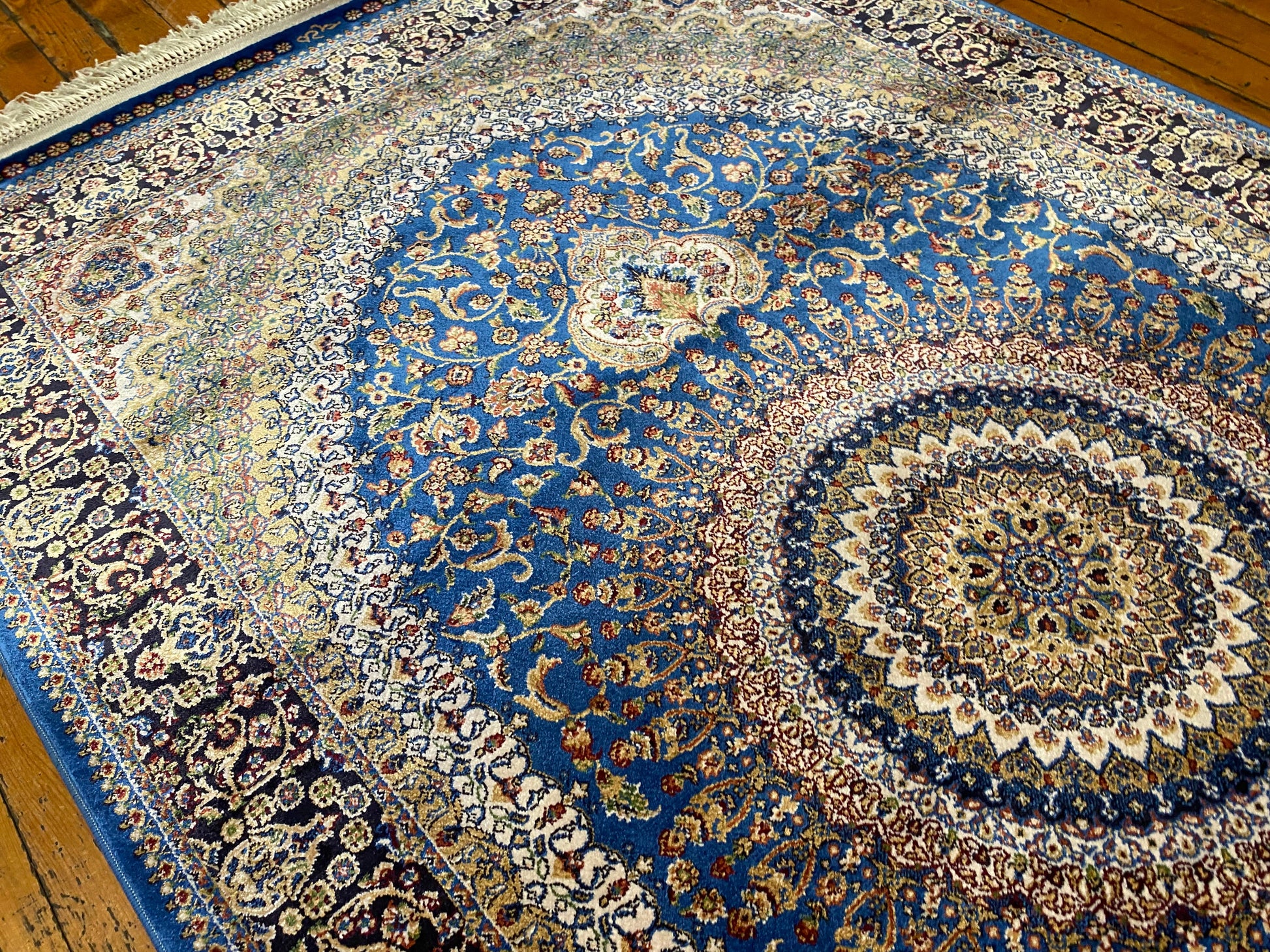 Medallion Traditional Turkish Silk Rug 3x5 ft - Hereke Quality Cappadocia Rug Collection
