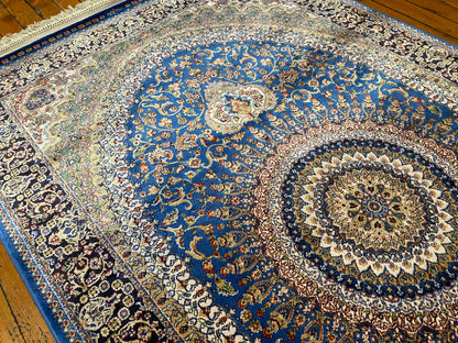 Medallion Traditional Turkish Silk Rug 3x5 ft - Hereke Quality Cappadocia Rug Collection