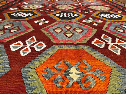 Anatolian Large Kilim Rug Cappadocia Rug Collection