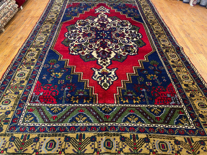 Handmade Cappadocia Turkish Rug - Authentic Vintage Area Rug 5'10"x9'10" (180x300cm)