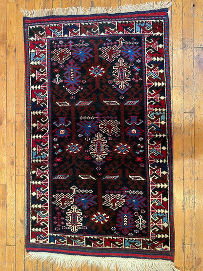 Small Bergama Handmade Carpet Cappadocia Rug Collection
