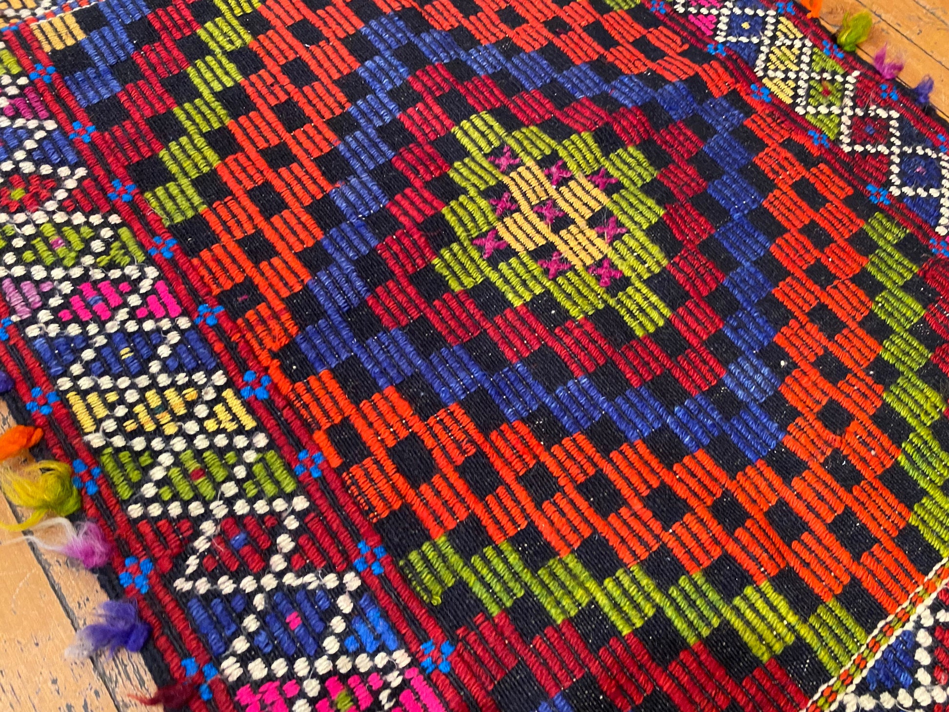 Small Anatolian Turkish Cicim kilim 2”x4” Cappadocia Rug Collection