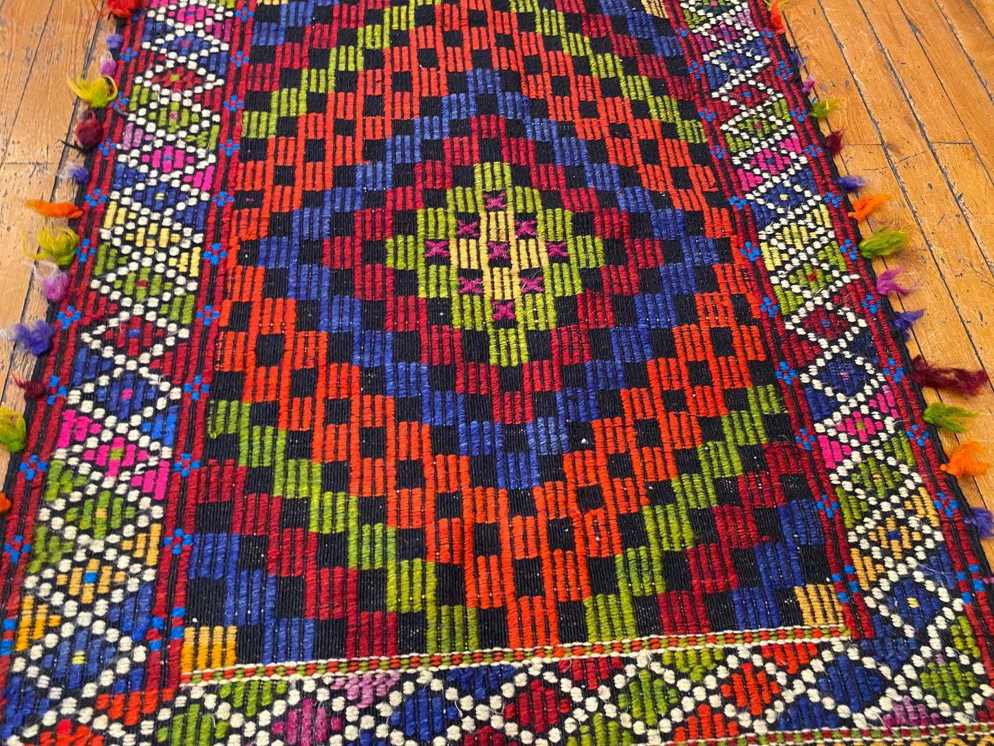 Small Anatolian Turkish Cicim kilim 2”x4” Cappadocia Rug Collection